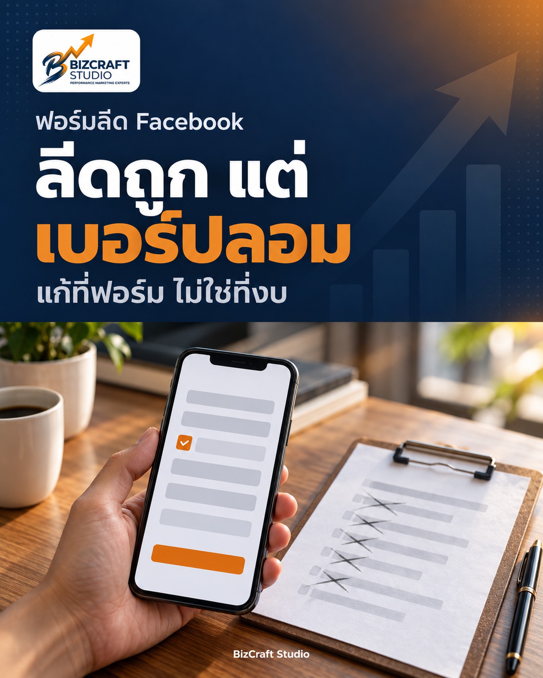 ยิงแอดฟอร์มลีดได้เบอร์ปลอม โทรไม่ติด แก้ยังไง — BizCraft Studio